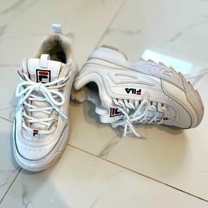 FILA white sneakers